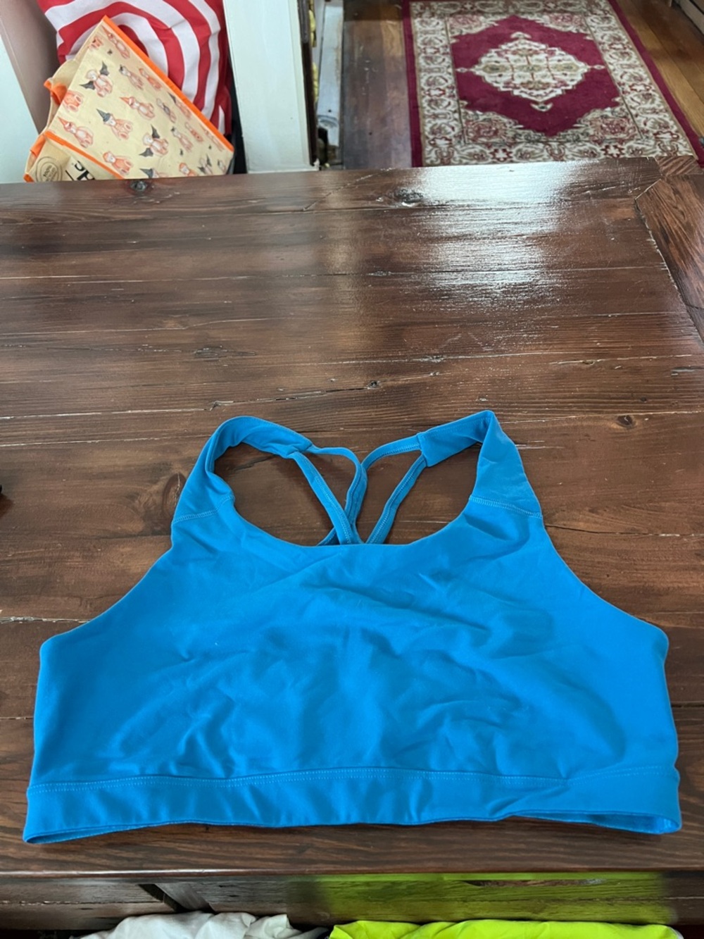 Old Navy Bright Blue Strappy Sports Bra